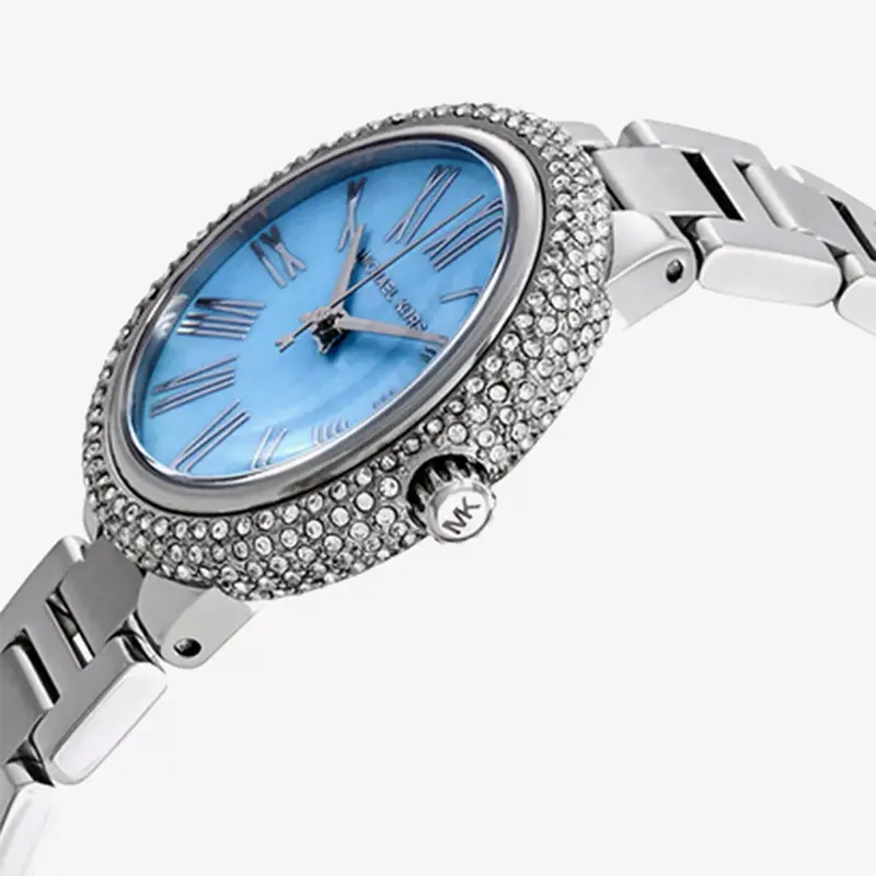 Michael Kors Taryn Blue Dial Fashion Ladies Watch- MK6563